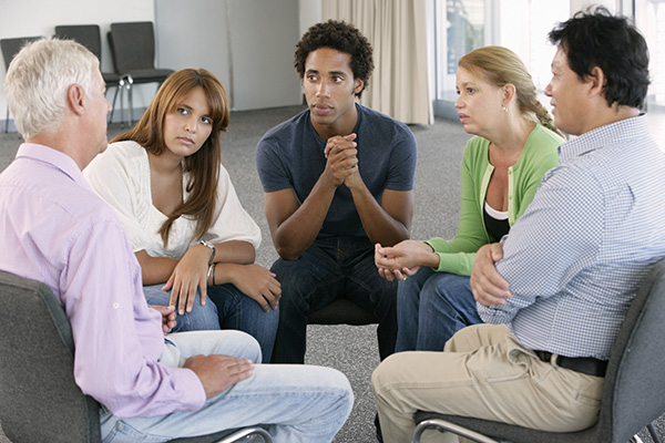 A group discussion image